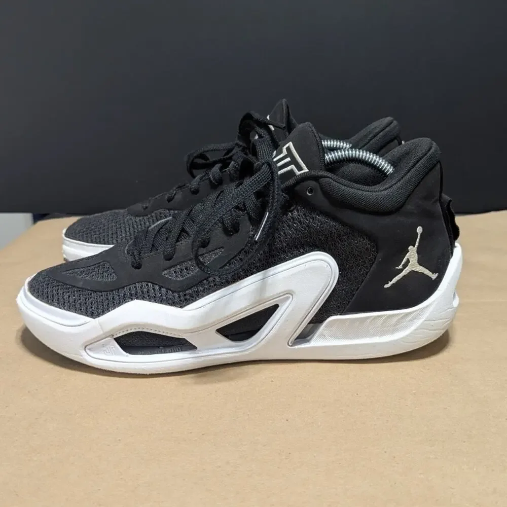 Nike Jordan Jayson Tatul 1TB Basketball Shoes FB2863-001 Black White 8 Sneakers